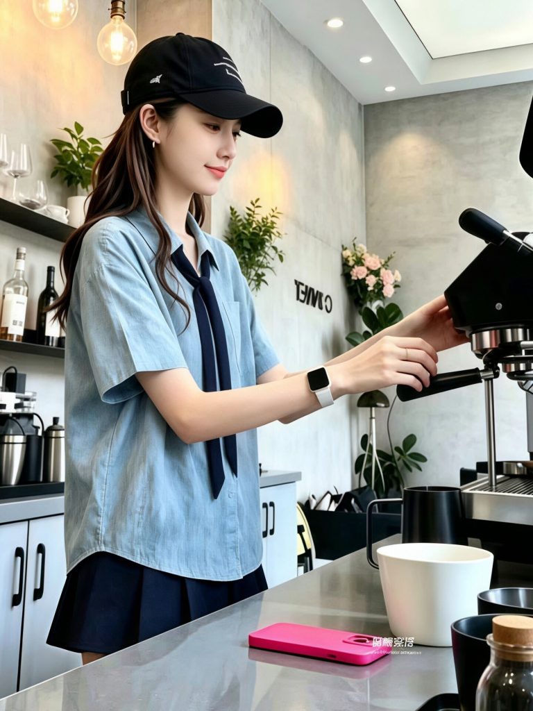 Light Blue Short Sleeve Loose Collared Shirt Women 2026 Summer French Artistic Preppy Top